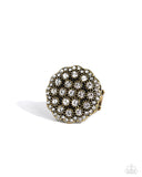 Paparazzi "Blingy Bouquet" Brass Ring Paparazzi Jewelry