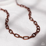 Paparazzi "Boston Backdrop" Copper Necklace & Earring Set Paparazzi Jewelry