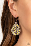 Paparazzi "Botanical Berries" Yellow Earrings Paparazzi Jewelry