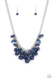 Paparazzi "Broadway Bustle" Blue Necklace & Earring Set Paparazzi Jewelry