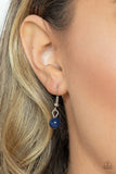 Paparazzi "Broadway Bustle" Blue Necklace & Earring Set Paparazzi Jewelry