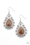 Paparazzi "Endlessly Enchanting" Brown Earrings Paparazzi Jewelry