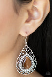 Paparazzi "Endlessly Enchanting" Brown Earrings Paparazzi Jewelry