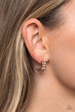 Paparazzi "Bubbling Beauty" Rose Gold Post Earrings Paparazzi Jewelry