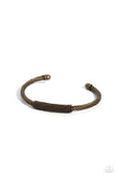 Paparazzi "Cable Minded" Brass Mens Urban Bracelet Paparazzi Jewelry