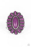 Paparazzi "Cactus Cabana" Purple Ring Paparazzi Jewelry