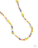 Paparazzi "Candyland Craze" Yellow Necklace & Earring Set Paparazzi Jewelry