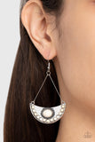 Paparazzi "Canyon Canoe Ride" White Earrings Paparazzi Jewelry