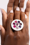 Paparazzi "Captivating Centerpiece" Pink Ring Paparazzi Jewelry