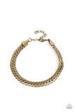 Paparazzi "Cargo Couture" Brass Mens Bracelet Unisex Paparazzi Jewelry