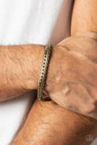 Paparazzi "Cargo Couture" Brass Mens Bracelet Unisex Paparazzi Jewelry