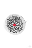 Paparazzi "Carved Coachella" Red Ring Paparazzi Jewelry