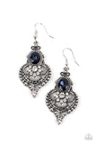 Paparazzi "Castle Chateau" Blue Earrings Paparazzi Jewelry