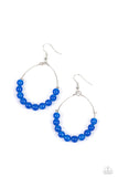 Paparazzi "Catch A Breeze" Blue Earrings Paparazzi Jewelry