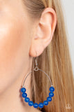 Paparazzi "Catch A Breeze" Blue Earrings Paparazzi Jewelry