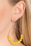 Paparazzi "Catch A Breeze" Yellow Earrings Paparazzi Jewelry