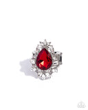 Paparazzi "Catering Class" Red Ring Paparazzi Jewelry