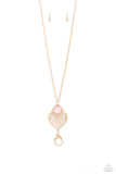 Paparazzi "Celestial Charisma" Gold Lanyard Necklace & Earring Set Paparazzi Jewelry