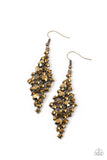 Paparazzi "Celestial Comet" Brass Earrings Paparazzi Jewelry