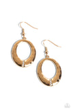Paparazzi "Center Stage Classic" Gold Earrings Paparazzi Jewelry
