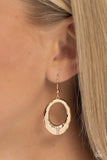 Paparazzi "Center Stage Classic" Gold Earrings Paparazzi Jewelry