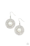 Paparazzi "Century Classic" White Earrings Paparazzi Jewelry