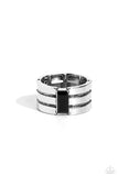 Paparazzi "Champions Club" Black Men's Ring Paparazzi Jewelry