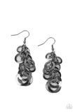 Paparazzi "Closed Circuit Sass" Black Earrings Paparazzi Jewelry