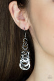 Paparazzi "Closed Circuit Sass" Black Earrings Paparazzi Jewelry
