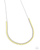Paparazzi "Colored Cadence" Yellow Necklace & Earring Set Paparazzi Jewelry