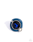 Paparazzi "Colorful Caliber" Blue Ring Paparazzi Jewelry