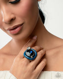 Paparazzi "Colorful Caliber" Blue Ring Paparazzi Jewelry