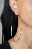 Paparazzi "Colossal Couture" Gold Post Earrings Paparazzi Jewelry