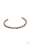 Paparazzi "Combat Ready" Copper Urban Mens Bracelet Paparazzi Jewelry