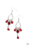 Paparazzi "Coming in Clutch" Red Earrings Paparazzi Jewelry