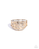 Paparazzi "Completely Classy" Gold Ring Paparazzi Jewelry