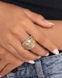 Paparazzi "Completely Classy" Gold Ring Paparazzi Jewelry