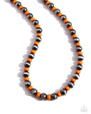 Paparazzi "Contemporary Confidence" Orange Necklace & Earring Set Paparazzi Jewelry