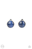 Paparazzi "Cool Pools" Blue Clip On Earrings Paparazzi Jewelry