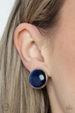 Paparazzi "Cool Pools" Blue Clip On Earrings Paparazzi Jewelry