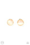 Paparazzi "Cool Pools" Gold Clip On Earrings Paparazzi Jewelry