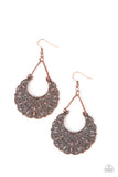 Paparazzi "Country Cornucopia" Copper Earrings Paparazzi Jewelry