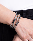 Paparazzi "Cross Country" Black Bracelet Paparazzi Jewelry