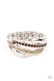 Paparazzi "Daintily Dreamy" Brown Ring Paparazzi Jewelry