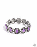 Paparazzi "Dainty Delight" Purple Bracelet Paparazzi Jewelry