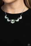 Paparazzi "Dancing Dimension" Green Necklace & Earring Set Paparazzi Jewelry