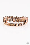 Paparazzi "Dauntless Shimmer" Copper Ring Paparazzi Jewelry