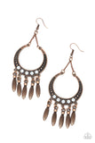 Paparazzi "Day To DAYDREAM" Copper Earrings Paparazzi Jewelry