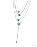 Paparazzi "Dazzle and Stretch" Multi Necklace & Earring Set Paparazzi Jewelry