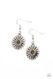 Paparazzi "Delectably Daisy" Green Earrings Paparazzi Jewelry